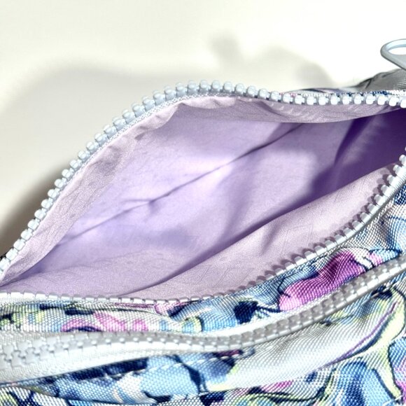 Vera Bradley ReActive Sling Backpack Fresh Cut Bouquet Canvas Garden Blue Floral - Picture 5 of 16